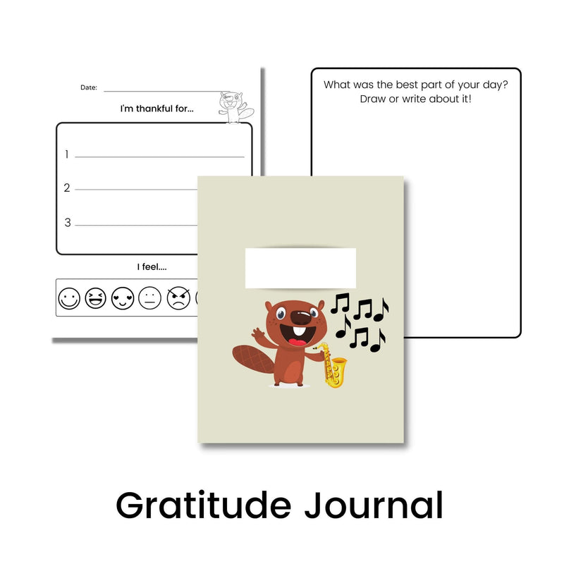 Benji the Beaver Gratitude Journal (Digital)
