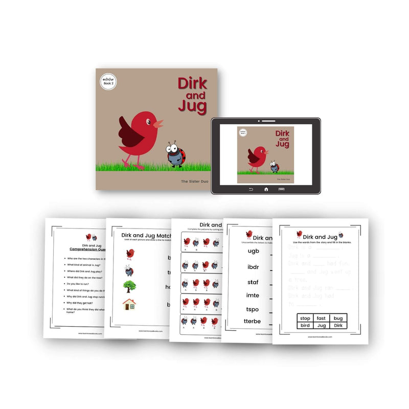 Dirk the Bird Series - 5 Paperbacks & 5 Ebooks - 25 Worksheets