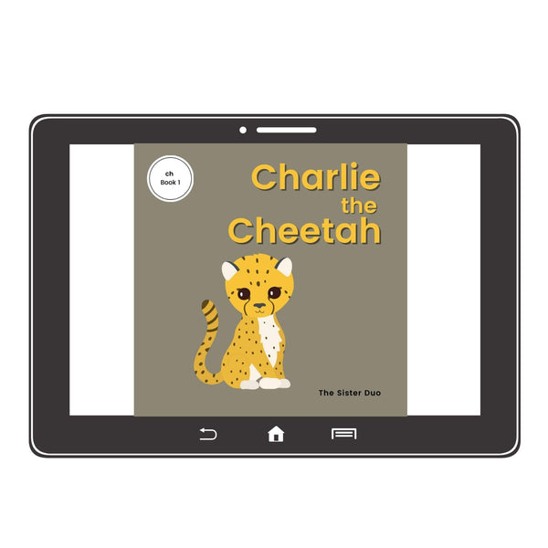 Charlie the Cheetah Ebook Series - 5 ebooks & 25 Worksheets